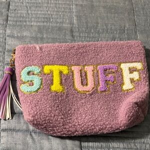 NWOT Tassel Zipper Makeup Bag